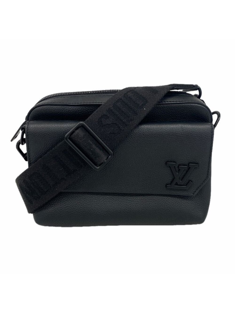 Louis Vuitton Shoulder Bag LV Aerogram Fast Line Messenger Black